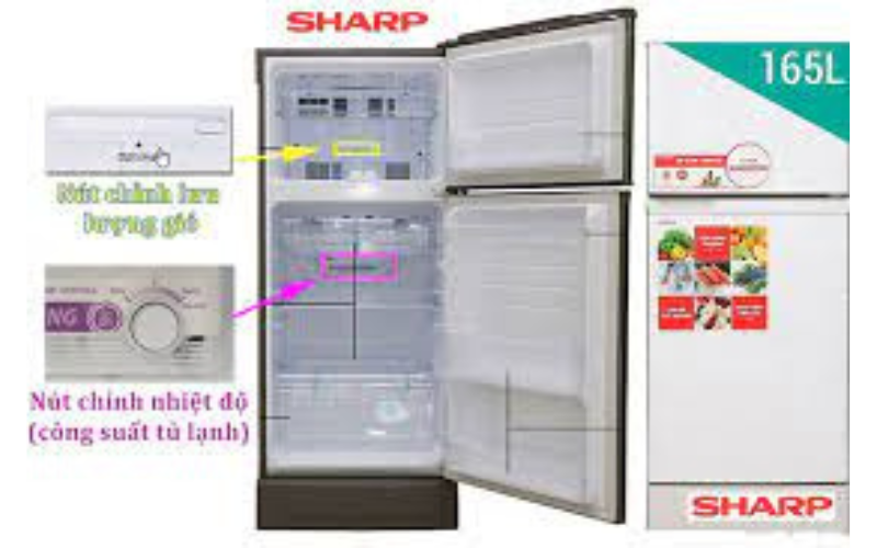 huong-dan-su-dung-nut-dieu-chinh-nhiet-do-tu-lanh-sharp