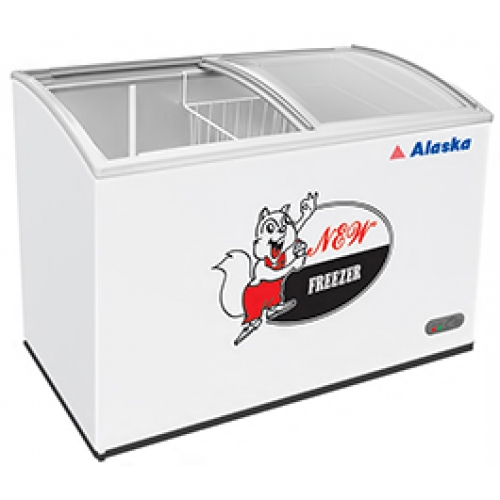 Tủ đông kính cong alaska SD-401Y