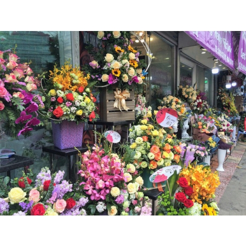 Kho lạnh mini bảo quản hoa tươi cho ngày lễ đang được trữ số lượng lớn