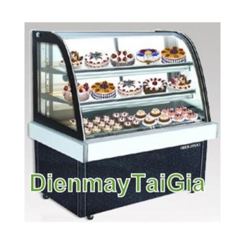 tu trung bay banh kem